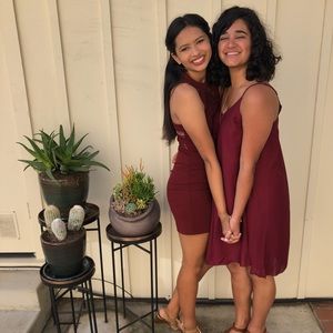 Maroon Express Dress